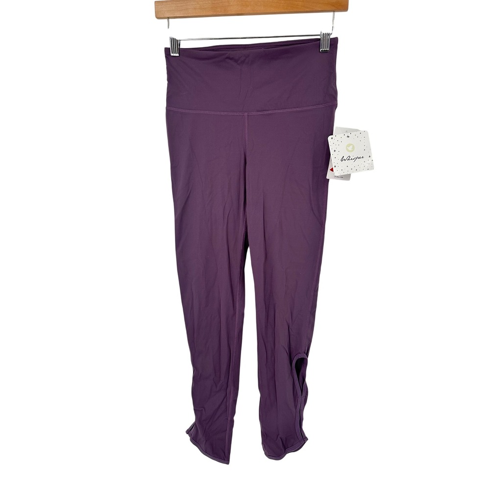 New‎ Whisper Active Milan Leggings S Vintage Violet High Waisted Yoga Leggings